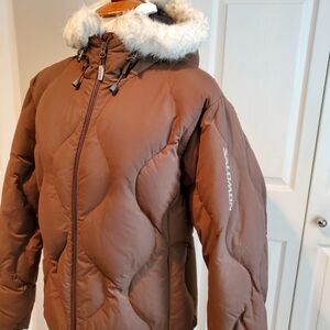 Salomon Women's Hooded Down Jacket Size L